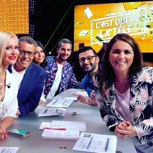 Valérie Benaïm sur le plateau de "C'est que de la télé" - Instagram, 29 juin 2018