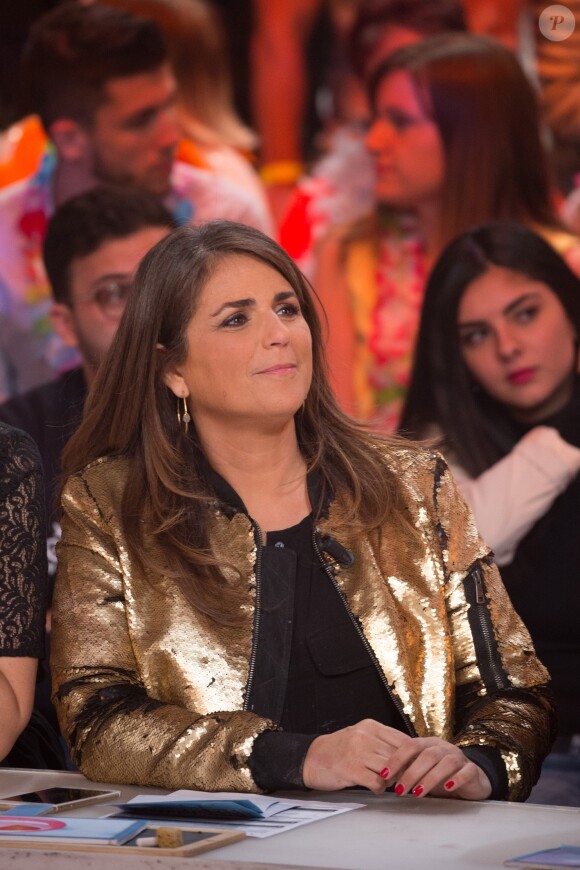 Exclusif - Valérie Bénaïm - 1000ème de l'émission "Touche pas à mon poste" (TPMP) en prime time sur C8 à Boulogne-Billancourt le 27 avril 2017.