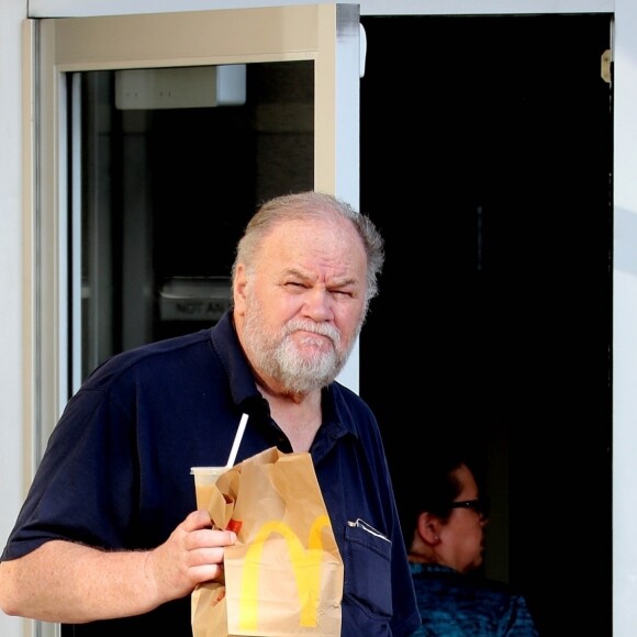 Exclusif - Thomas Markle a été aperçu en train de faire des courses à Los Angeles. Le 18 juillet 2018.