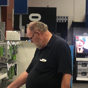 Exclusif - Thomas Markle a été aperçu en train de faire des courses à Los Angeles. Le 18 juillet 2018.