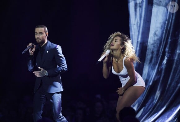 Rita Ora, Liam Payne - Soirée des 38ème Brit Awards à l'O2 Arena à Londres, Royaume Uni, le 21 février 2018.