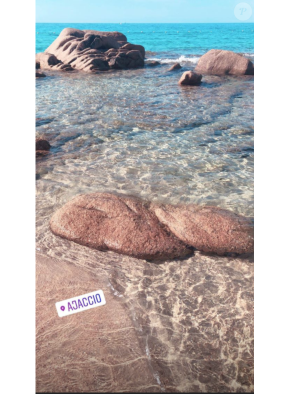 Alizée, son coup de gueule depuis une plage corse le 13 août 2018.