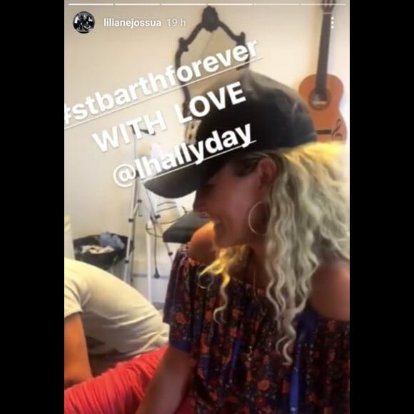 Laeticia Hallyday tatouée à Saint-Barth, août 2018.