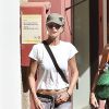 Exclusif - Meg Ryan profite de jolies vacances avec une amie sous le soleil de Portofino en Italie. Le 6 août 2018
