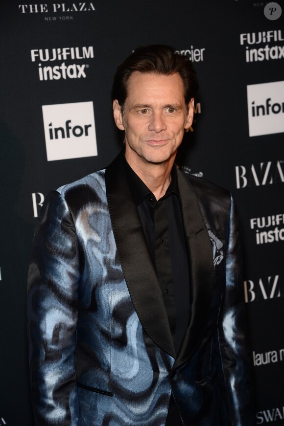 Jim Carrey à la soirée Harper Bazaar à New York, le 8 septembre 2017
