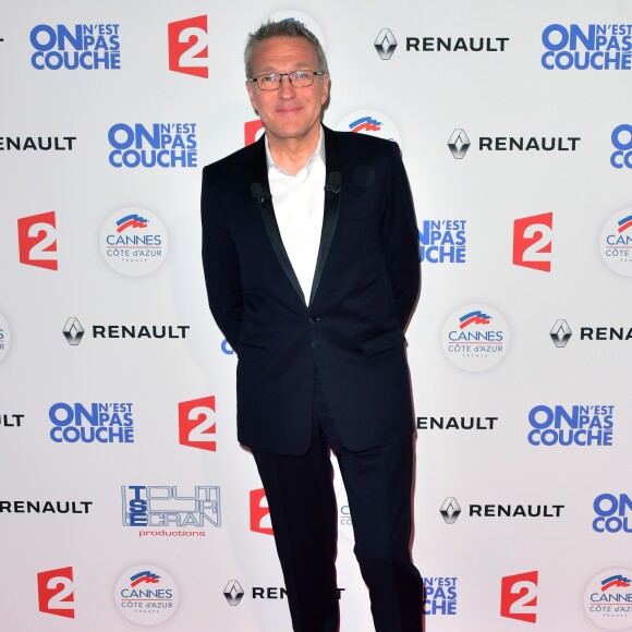 Laurent Ruquier au photocall lors de l'enregistrement de l'émission "On n'est pas couché" à la Villa Domergue lors du 70ème Festival International du Film de Cannes, France, le 24 mai 2017. © Giancarlo Gorassini/Bestimage