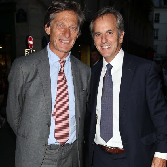 NICOLAS DE TAVERNOST, BERNARD DE LA VILLARDIERE - SOIREE BABYNES A PARIS LE 6 SEPTEMBRE 2012.