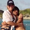 Laeticia Hallyday avec sa fille Jade à Saint-Barthélemy. Instagram, 26 août 2017.