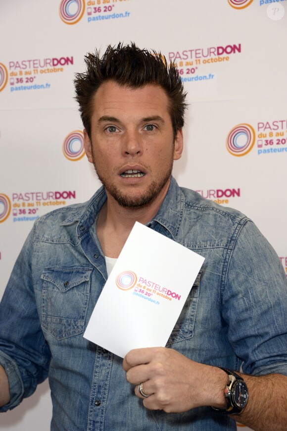 Norbert Tarayre - Lancement du "Pasteurdon", soutenu par les animateurs de la TNT et des radios à l'Institut Pasteur à Paris le 7 octobre 2015.