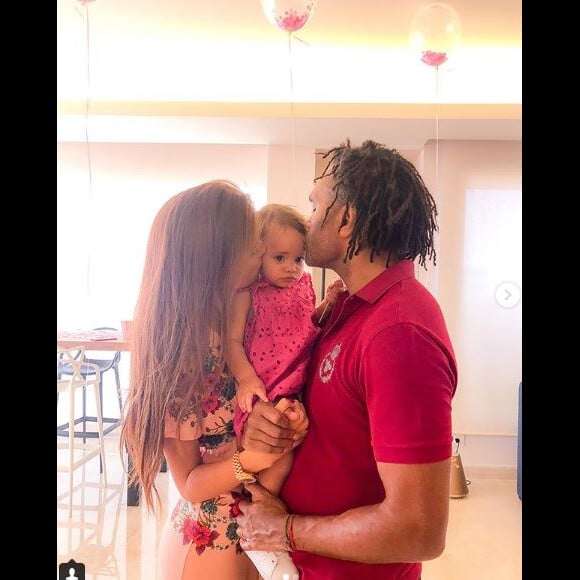 Gaïa, le fille de Christian Karembeu et son épouse Jackie Chamoun, a fêté son premier anniversaire le 22 août 2018.