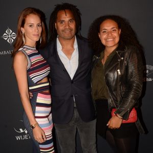 Semi-Exclusif - Christian Karembeu et sa femme Jackie Chamoun et sa fille aînée Inès - A l'occasion des 20 ans de la victoire de l'équipe de France, les bleus 98 se sont rendus à un dîner organisé au Buddha Bar avec tous les joueurs et leur famille le 11 juin 2018. © Rachid Bellak/Bestimage