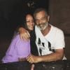 Rihanna et son père Ronald Fenty à la Barbade. Août 2018.