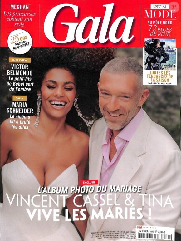 Couverture du magazine "Gala" en kiosques le 29 août 2018.