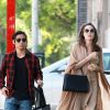 Exclusif - Angelina Jolie et son fils Pax sont allés déjeuner au restaurant Perch avant d'aller faire du shopping à Melrose Place à Los Angeles, le 26 août 2018.