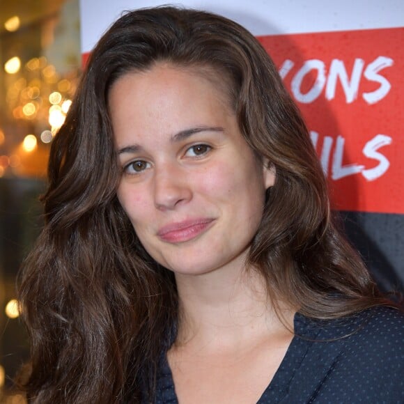 Lucie Lucas - Petits Déjeuners Du Coeur au profit de l'association Mécénat Chirurgie Cardiaque au Café de la Paix à Paris. Le 5 juin 2018. © Giancarlo Gorassini