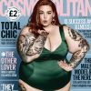 Tess Holliday en couverture du magazine Cosmopolitan UK. Numéro d'octobre 2018.