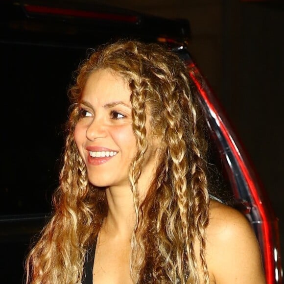 Shakira à la sortie du restaurant Zuma à New York. Le 9 août 2018.