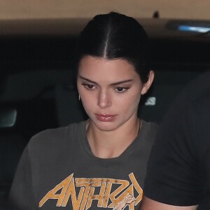 Kendall Jenner et Anwar Hadid sont allés dîner avec des amis au restaurant Nobu à Malibu. Le duo a été aperçu ensemble tout le week-end. Le 2 septembre 2018.