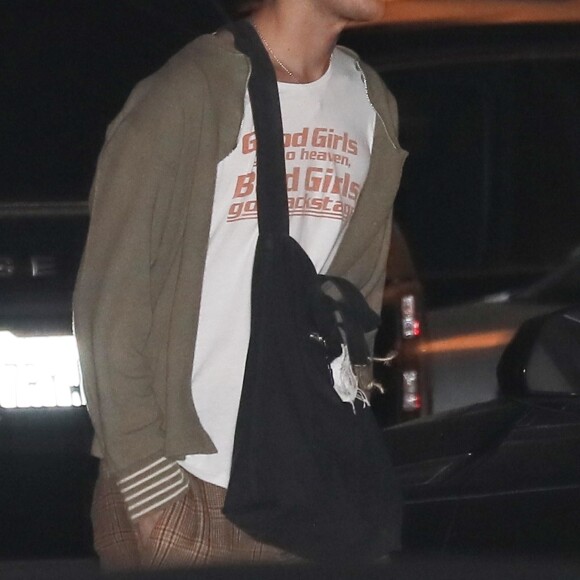 Kendall Jenner et Anwar Hadid sont allés dîner avec des amis au restaurant Nobu à Malibu. Le duo a été aperçu ensemble tout le week-end. Le 2 septembre 2018.