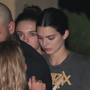 Kendall Jenner et Anwar Hadid sont allés dîner avec des amis au restaurant Nobu à Malibu. Le duo a été aperçu ensemble tout le week-end. Le 2 septembre 2018.