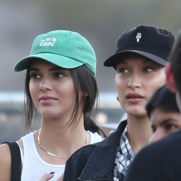 Exclusif - Kendall Jenner et Bella Hadid au parc d'attraction Malibu Chill Cook-Off à Malibu, le 31 août 2018.