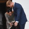 Le prince Harry, duc de Sussex et sa femme Meghan Markle, duchesse de Sussex rencontrent le président Irlandais Michael D. Higgins et sa femme Sabina Coyne à Dublin le 11 juillet 2018
