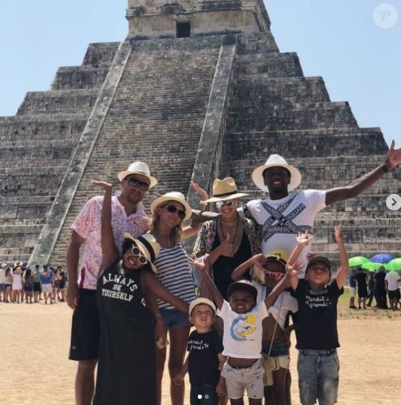 Blaise Matuidi en vacances au Mexique avec ses proches. Instagram, le 24 juillet 2018.