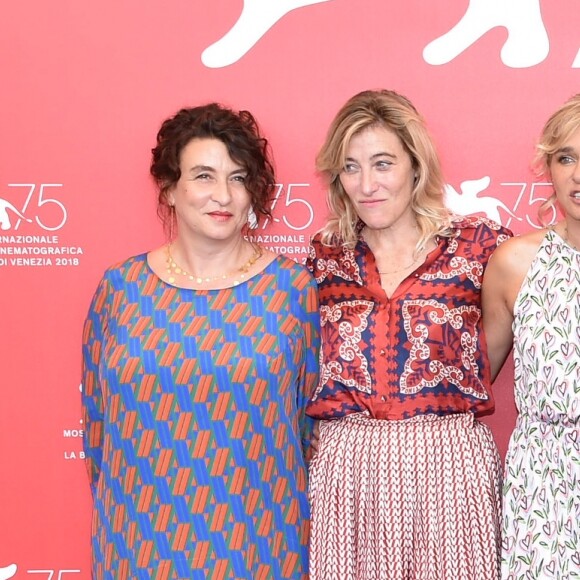 Noémie Lvovsky, Bruno Raffaelli, Valeria Bruni Tedeschi, Valeria Golino, Bruno Raffaelli, Yolande Moreau, Riccardo Scamarcio - Photocall du film "Les Estivants pendant la 75e édition du Festival du Film International de Venise, la Mostra, le 5 septembre 2018.