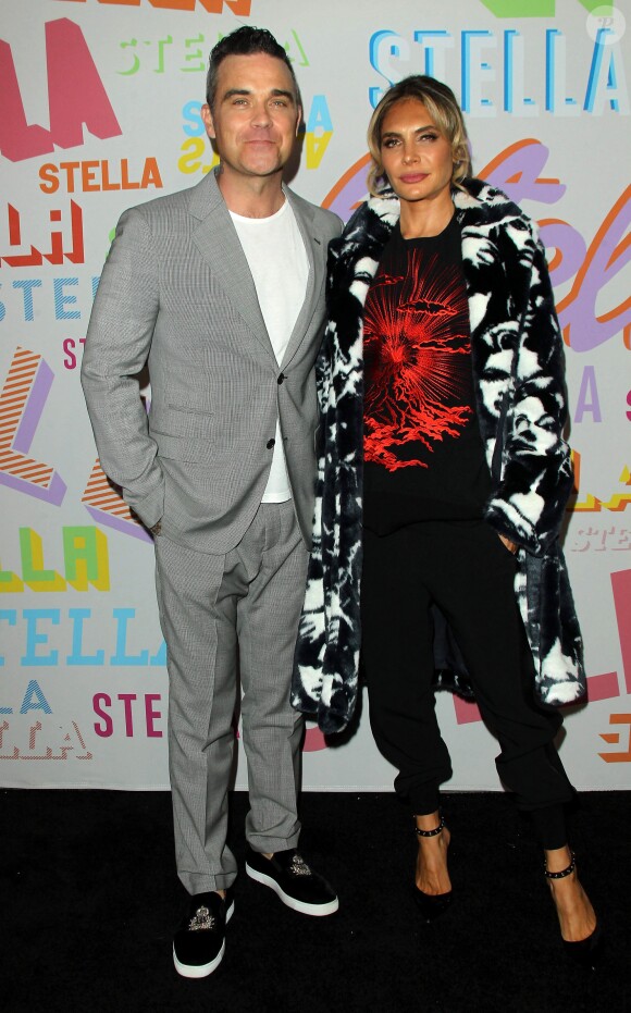 Robbie Williams and wife Ayda Field - Soirée de présentation Stella McCartney Automne 2018 à Pasadena, Californie, Etats-Unis, le 16 janvier 2018. © AdMedia/Zuma Press/Bestimage