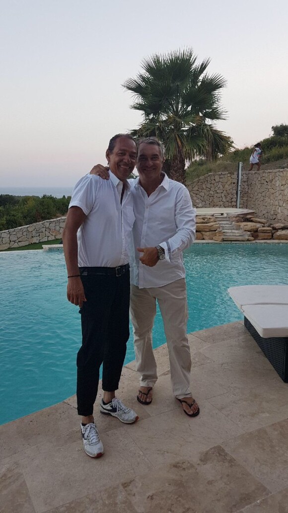 Denis Balbir et Jean-Marc Ferreri, photo publiée sur Twitter en août 2018