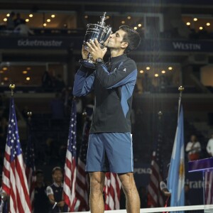 Novak Djokovic, vainqueur de l'US Open de Tennis 2018 à New York, le 9 septembre 2018.