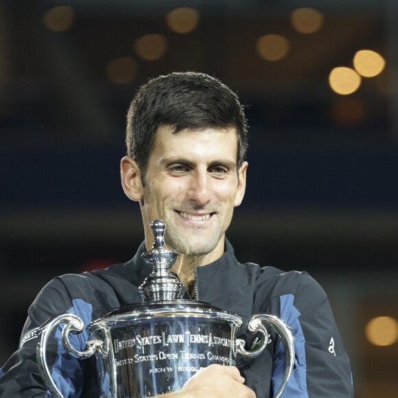 Novak Djokovic, vainqueur de l'US Open de Tennis 2018 à New York, le 9 septembre 2018.