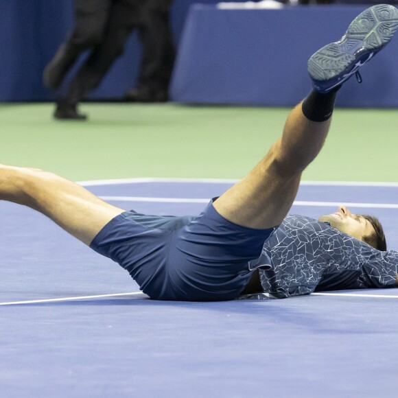 Novak Djokovic, vainqueur de l'US Open de Tennis 2018 à New York, le 9 septembre 2018.