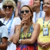 Jelena Djokovic - People dans les tribunes de l'US Open de tennis à Flushing Meadows le 3 septembre 2018.