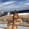 Cristiano Ronaldo bronze sur un yacht. Instagram, le 8 septembre 2018.