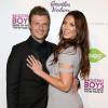 Nick Carter et sa femme Lauren Kitt, à Hollywood, le 29 janvier 2015.