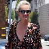 Semi-exclusif - Laeticia Hallyday se rend chez le coiffeur au salon "Mèche" à Beverly Hills le 21 juin 2018.