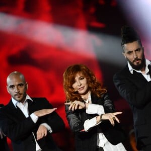 Exclusif - Mylène Farmer - Enregistrement de l'émission "La chanson de l'année" dans les arènes de Nîmes, diffusée en direct sur TF1 le 8 juin © Bruno Bebert / Bestimage