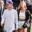 Justin Bieber et sa fiancée Hailey Baldwin se rendent au défilé John Elliot Fashion lors de la Fashion Week de New York City, New York, Etats-Unis, le 6 septembre 2018.