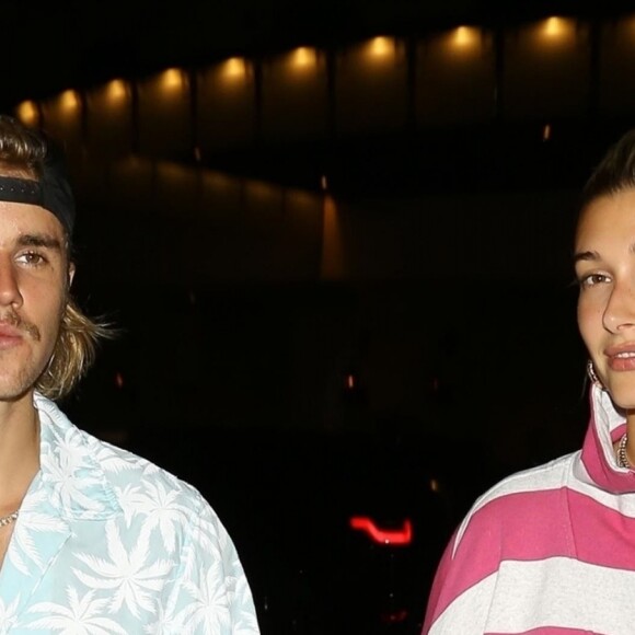 Justin Bieber et sa fiancée Hailey Baldwin sont allés diner en amoureux après la messe à Beverly Hills, le 29 août 2018