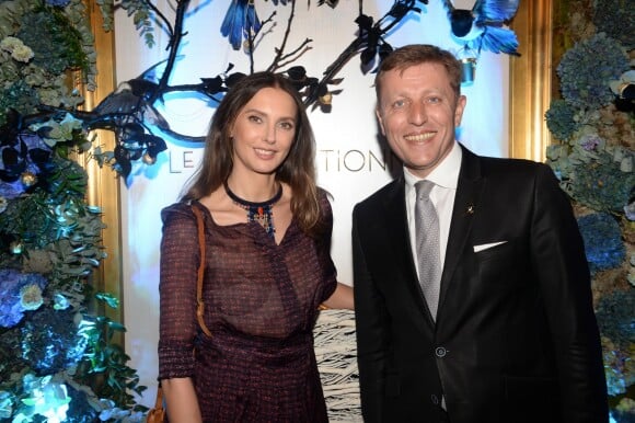 Exclusif - Frédérique Bel et Pierre-Alexandre Le Bihan (directeur général de l'hôtel Le Collectionneur) lors de l'inauguration du restaurant de l'hôtel Le Collectionneur à Paris, France, le 13 septembre 2018. © Rachid Bellak/Bestimage