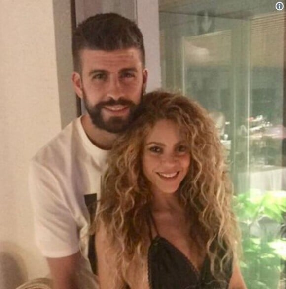 Shakira et son mari posent à Barcelone, le 14 septembre 2018