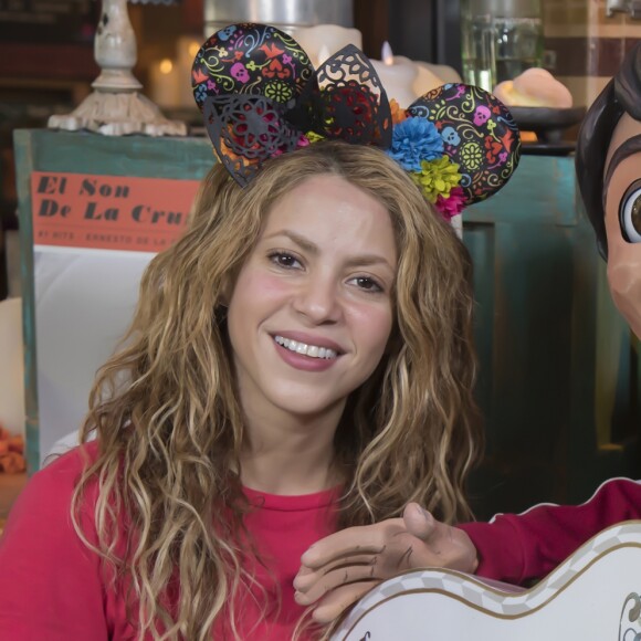 Shakira en visite chez Disney California Adventure à Anaheim. Le 9 septembre 2018