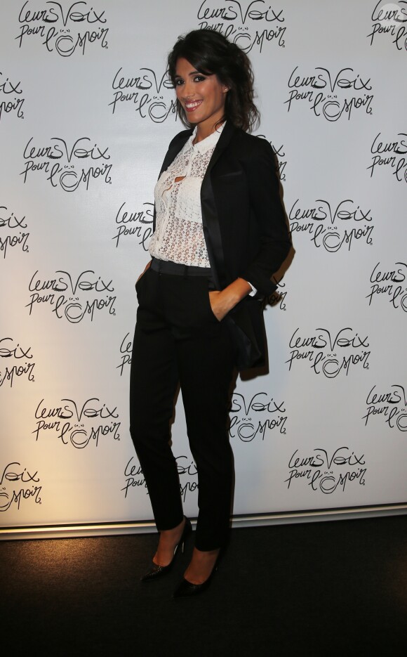 Semi-Exclusif - Laurie Cholewa - Photocall de la 5ème édition du concert caritatif "Leurs Voix Pour l'Espoir" à l'Olympia à Paris le 21 septembre 2016. Ce concert présenté par Laurie Cholewa est à l'initiative de l'association Arcad au profit de la recherche contre le cancer du pancréas. © Marc Ausset-Lacroix/Bestimage