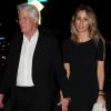 Richard Gere et sa compagne Alejandra Silva - Célébrités à la sortie d'une soirée privée au restaurant Delilah à Los Angeles, Californie, Etats-Unis, le 25 mars 2018.