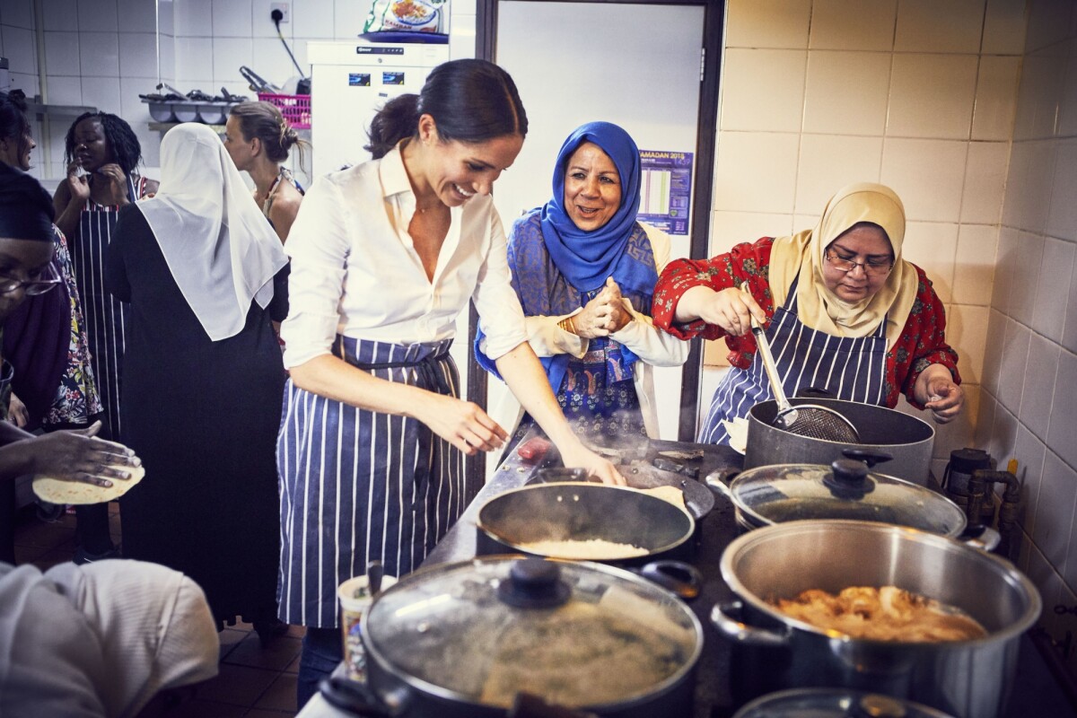 Photo Meghan Markle apporte son soutien au livre de recettes de l