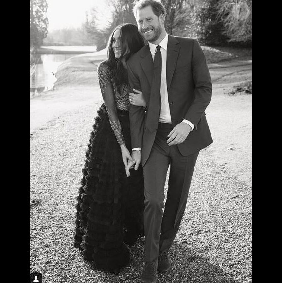 Meghan Markle et prince Harry publient trois photos officielles pour marquer leurs fiançailles, Instagram, le 21 décembre 2017.