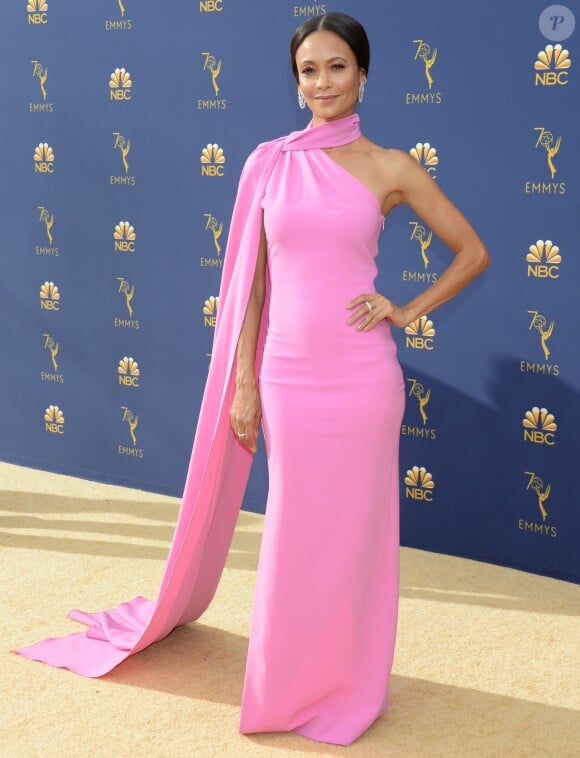 Thandie Newton au 70ème Primetime Emmy Awards au théâtre Microsoft à Los Angeles, le 17 septembre 2018.