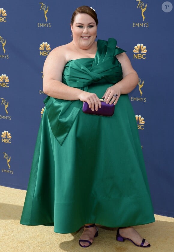 Chrissy Metz au 70ème Primetime Emmy Awards au théâtre Microsoft à Los Angeles, le 17 septembre 2018.