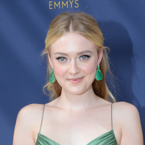 Dakota Fanning en Dior au 70ème Primetime Emmy Awards au théâtre Microsoft à Los Angeles, le 17 septembre 2018.